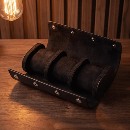 Travel Watch Case - Matte Black Series 3