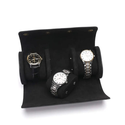 Travel Watch Case - Matte Black Series 3