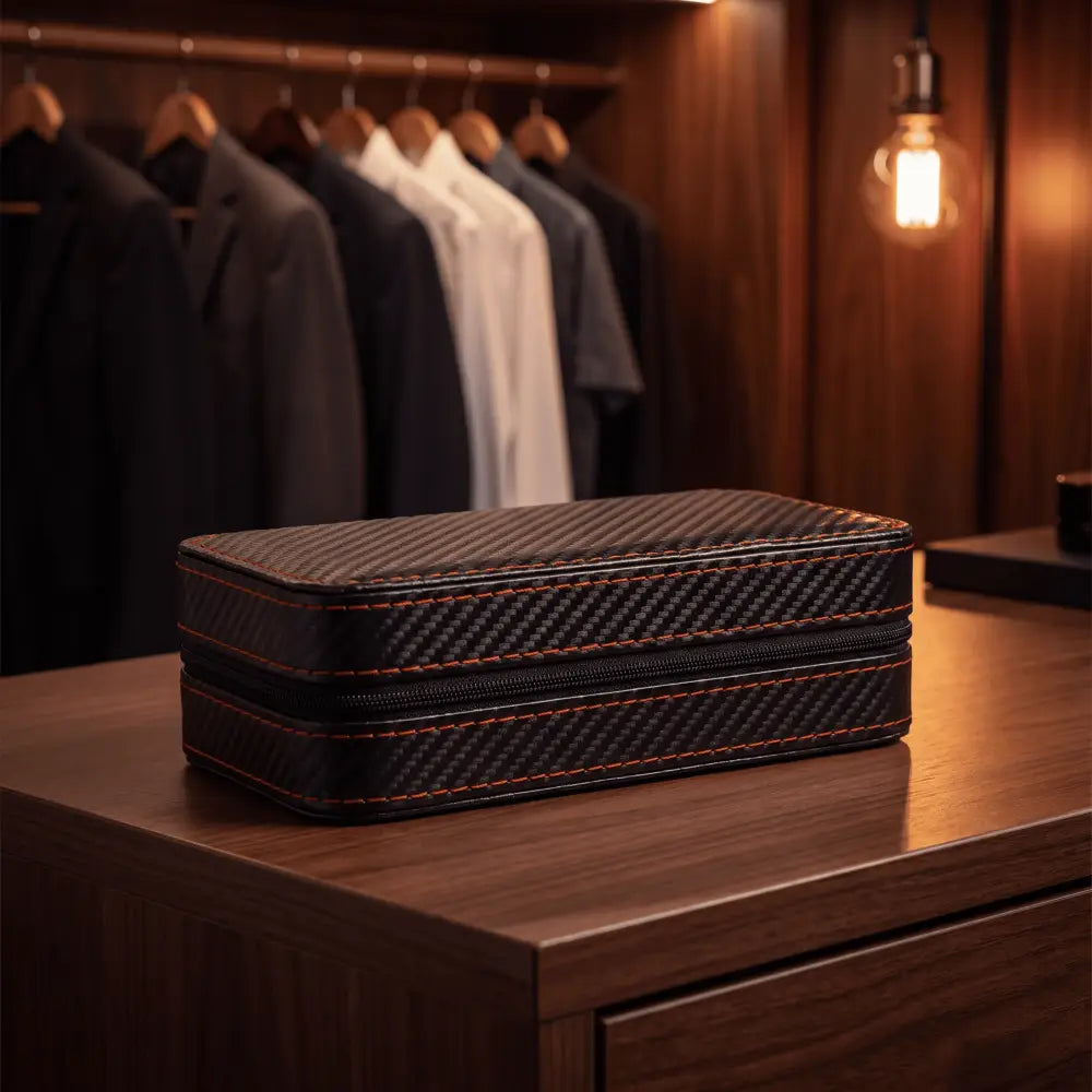 Travel Watch Case - Deep Black Series 2