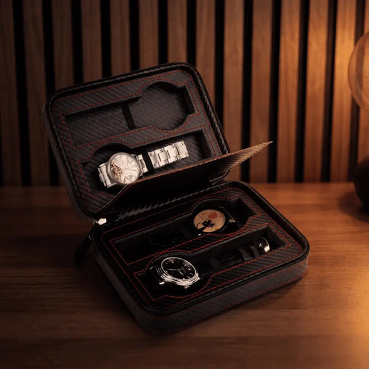 Travel Watch Case - Deep Black Series 4