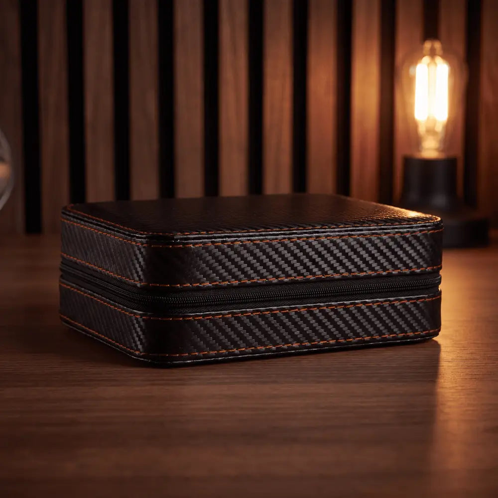 Travel Watch Case - Deep Black Series 8