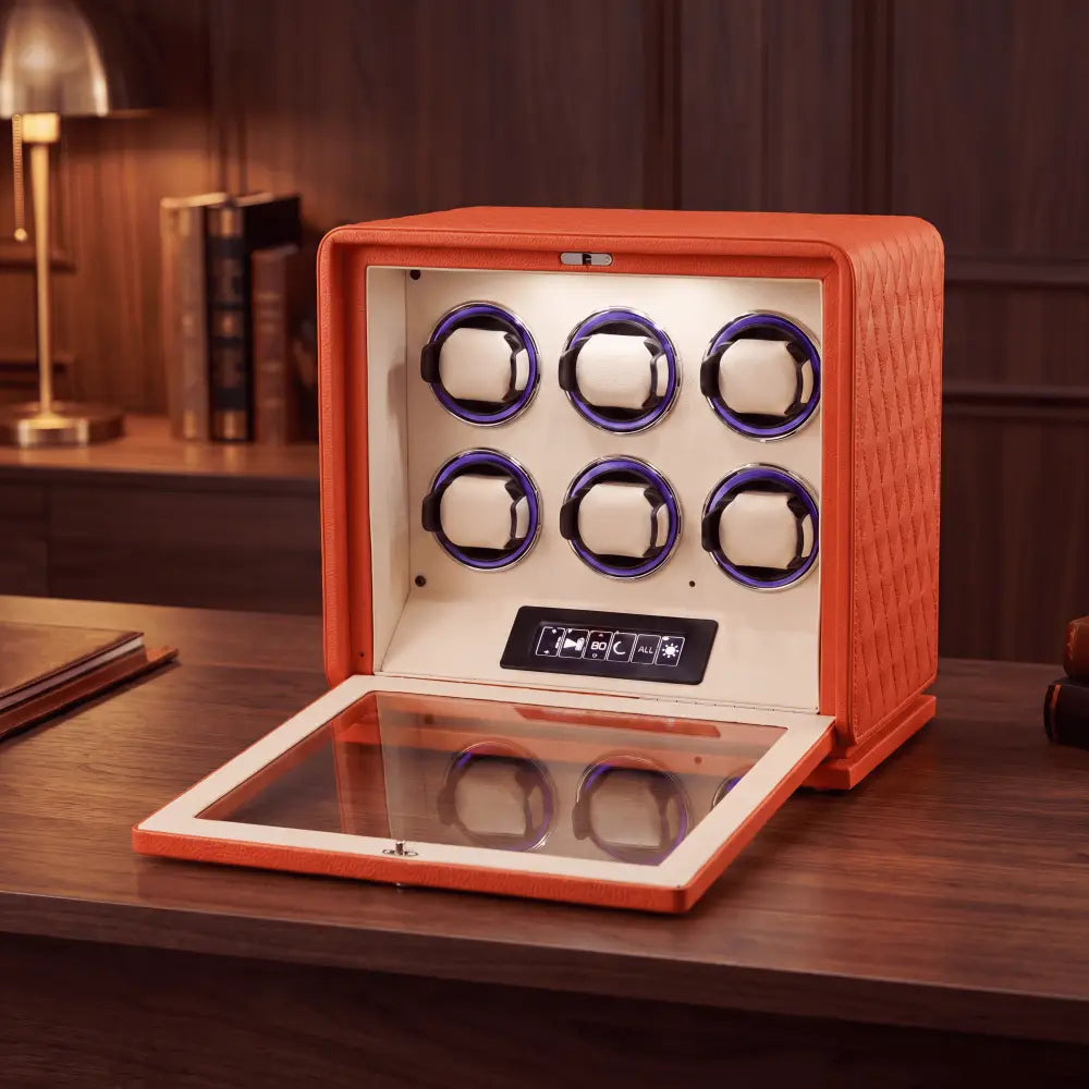 Watch Winder - Royal Amber Series 6
