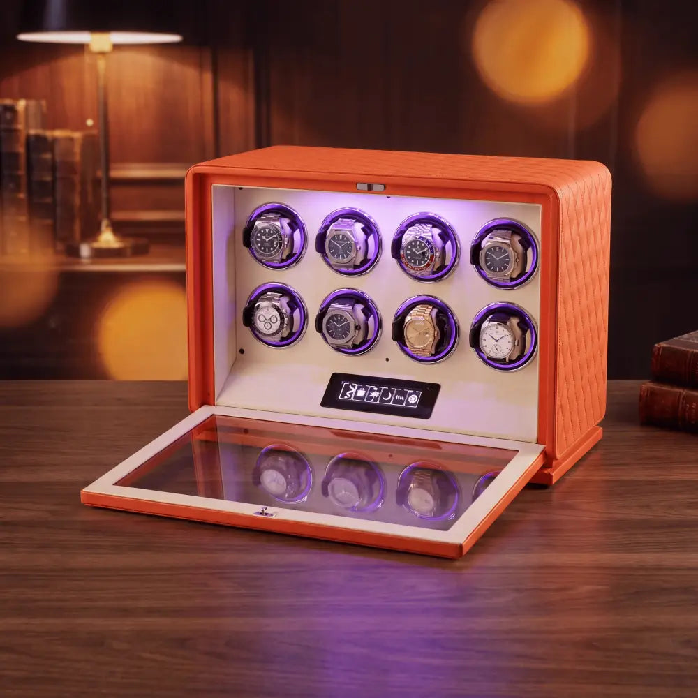 Watch Winder - Royal Amber Series 8
