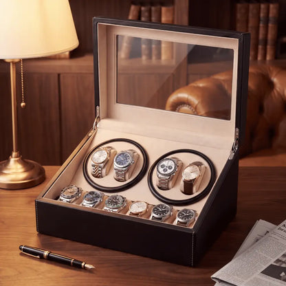 Watch Winder - Deluxe Case - noir