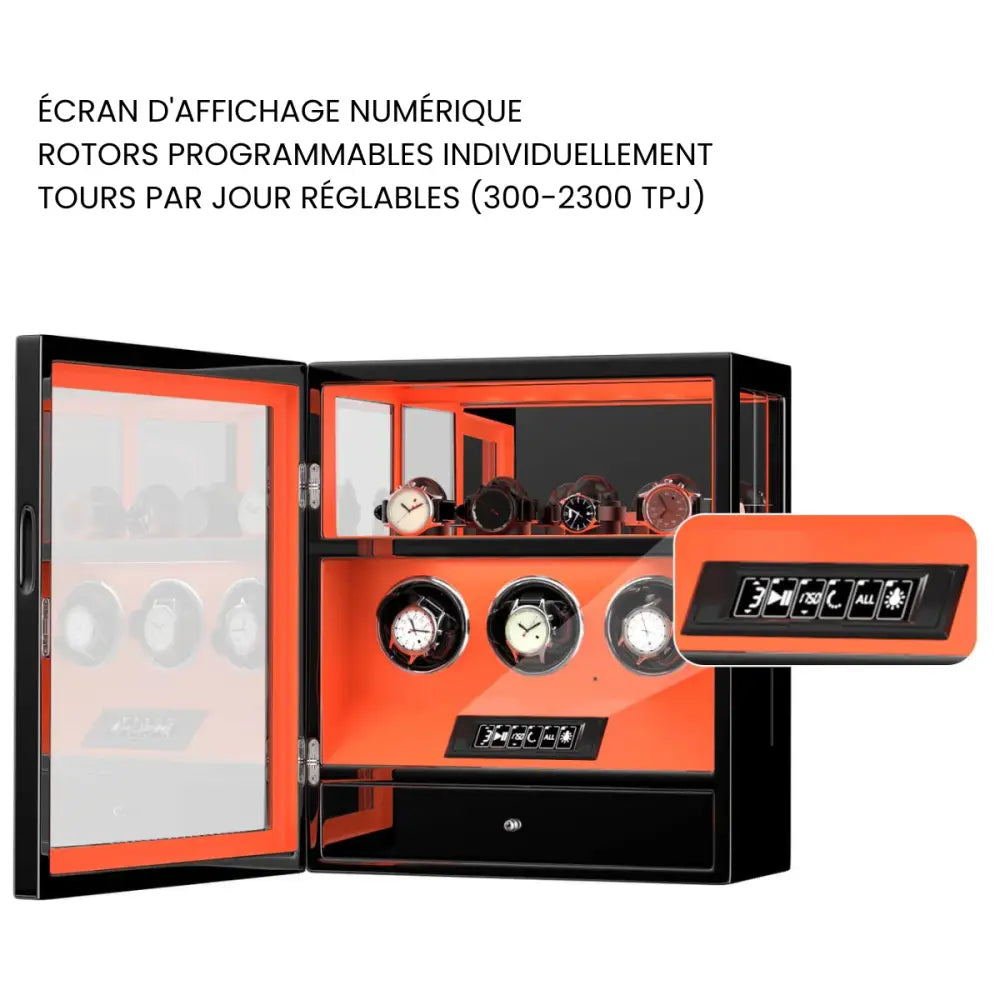 Watch Winder - Crimson Prestige Series 3
