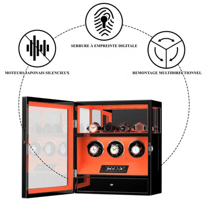 Watch Winder - Crimson Prestige Series 3
