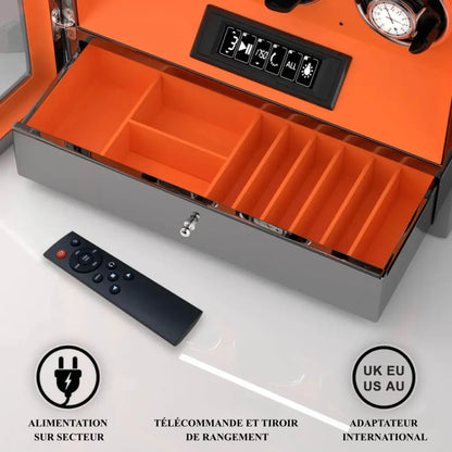 Watch Winder - Crimson Prestige Series 6