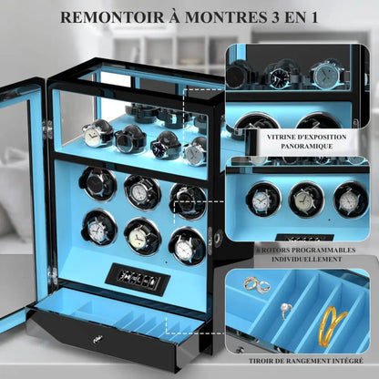 Watch Winder - Crimson Prestige Series 6