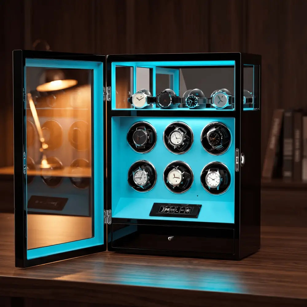 Watch Winder - Crimson Prestige Series 6