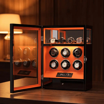 Watch Winder - Crimson Prestige Series 6