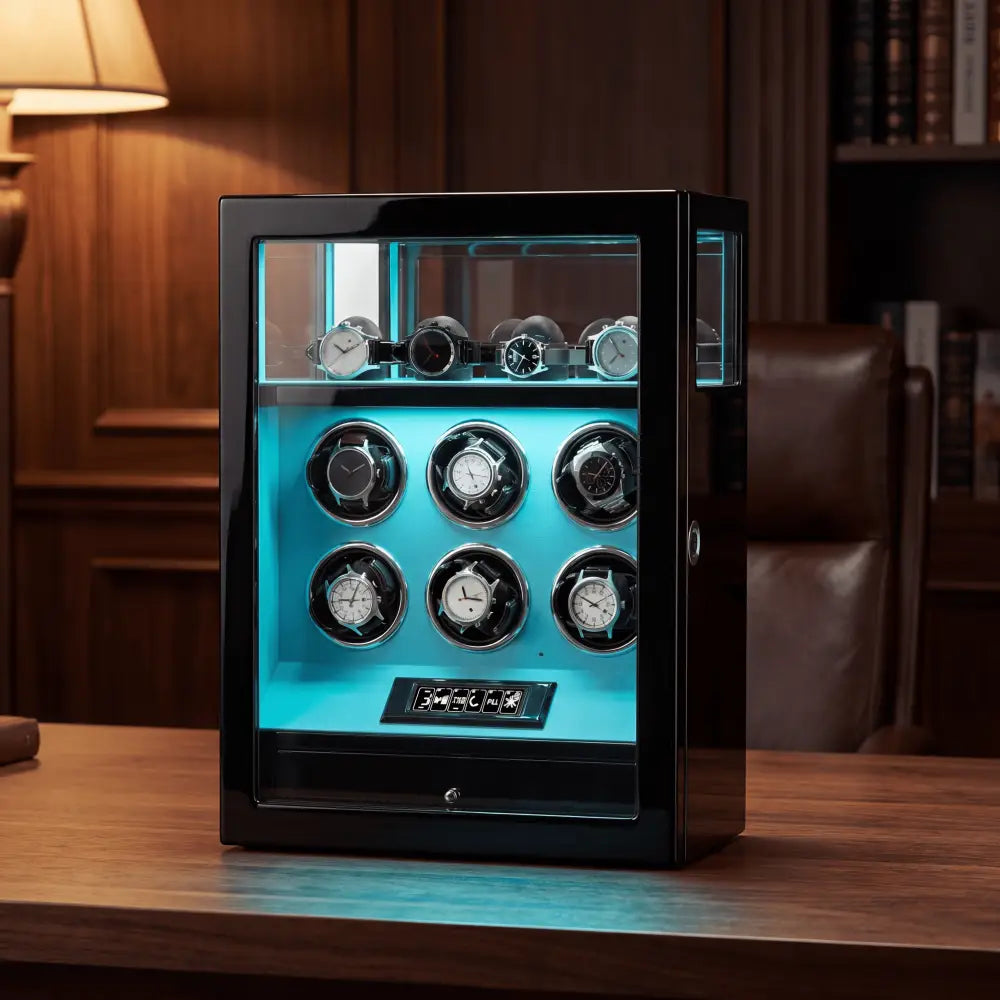 Watch Winder - Crimson Prestige Series 6 - bleu
