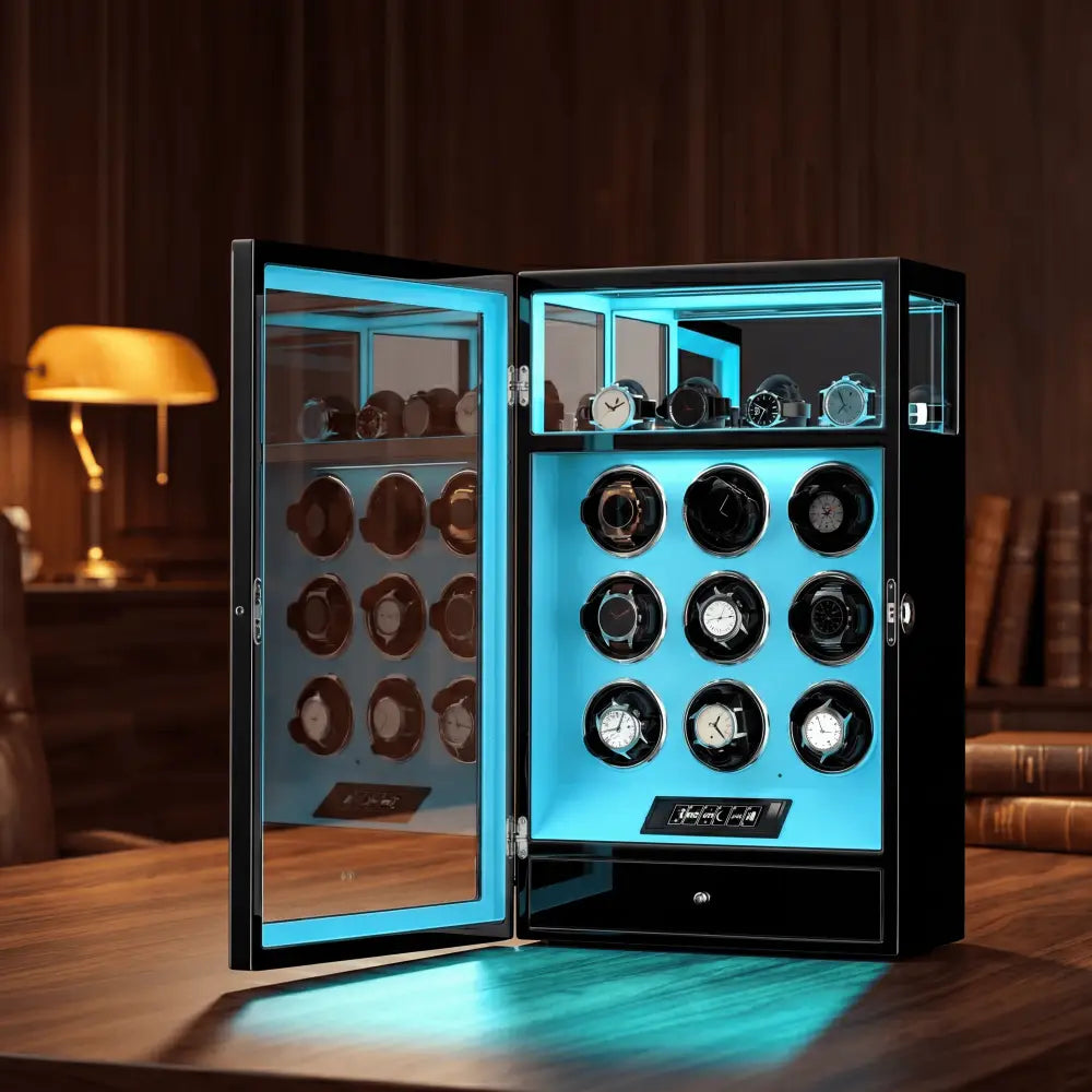 Watch Winder - Crimson Prestige Series 9