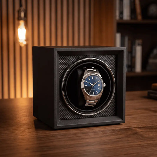 Watch Winder - Black Cube - 1 watch