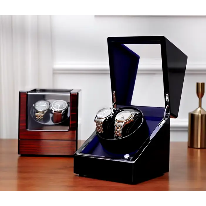 Watch Winder - Blue Elegance - noir