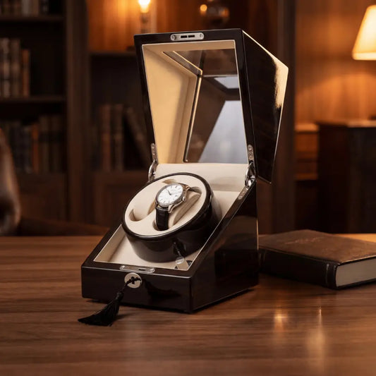 Watch Winder - Double Elegance - bois-fonce