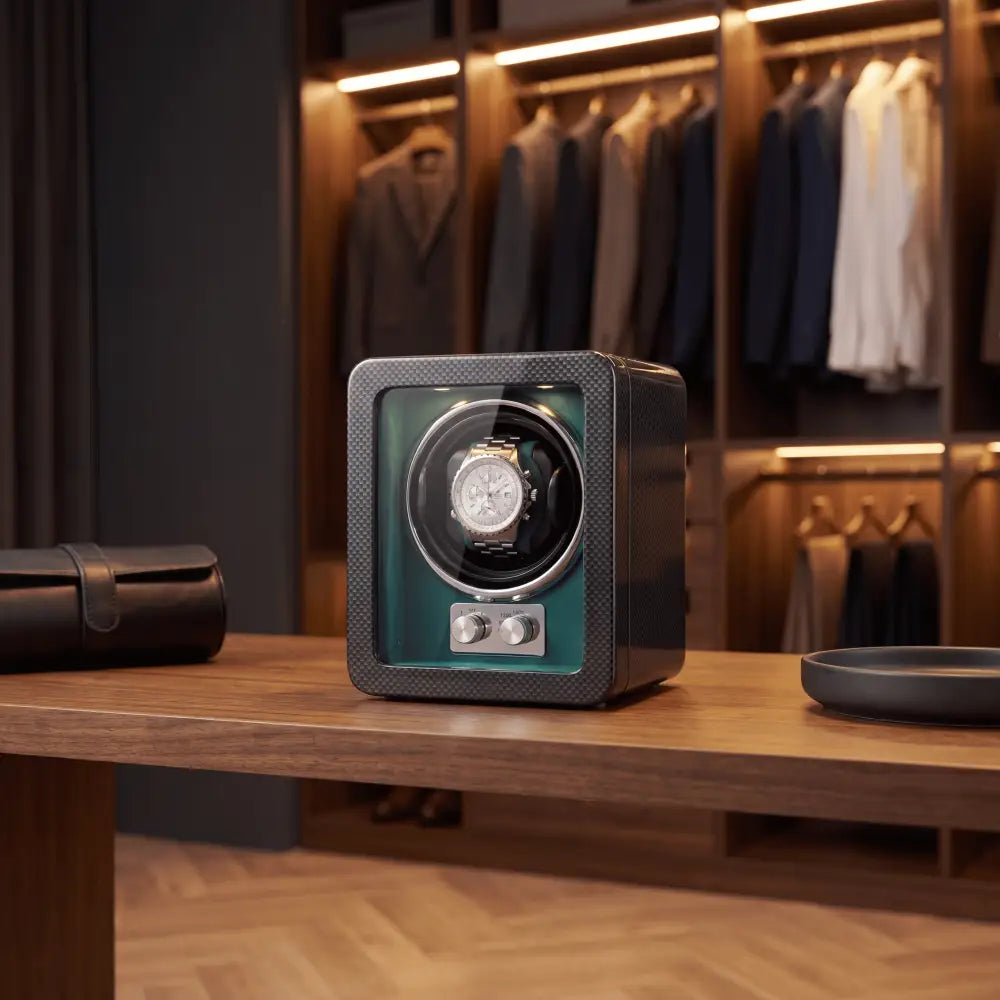 Watch Winder - Timeless Essence Green