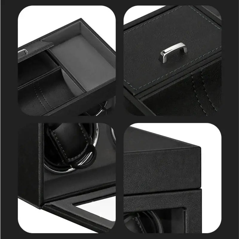 Watch Winder & Jewelry Box - Sky Blue