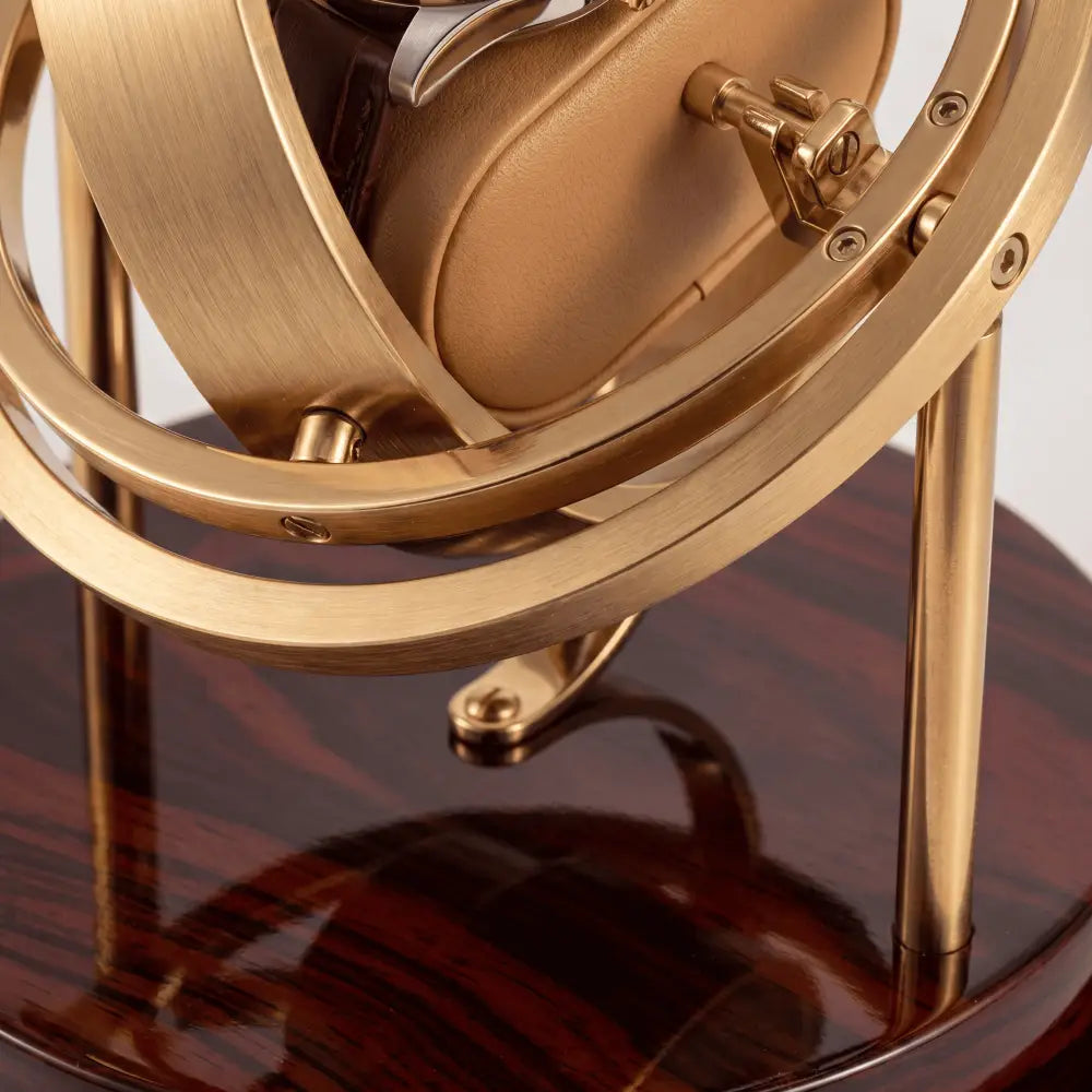 Gyroscopic Watch Winder - Solid Wood