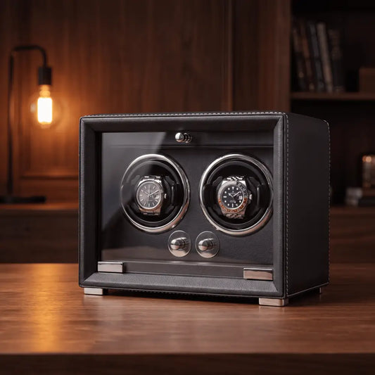 Watch Winder - Midnight Black Series 2 - Black