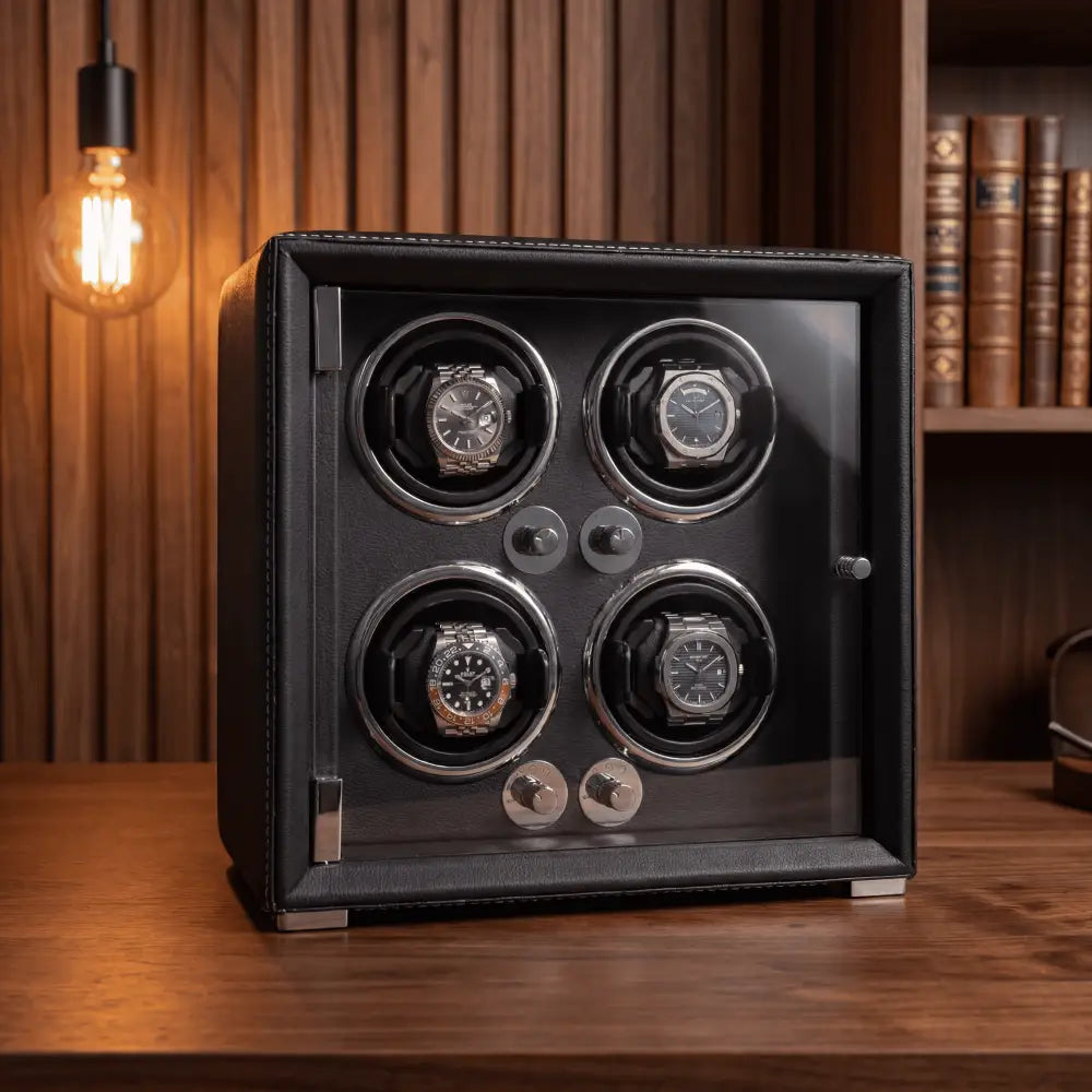 Watch Winder - Midnight Black Series 4 - Néron Hélène